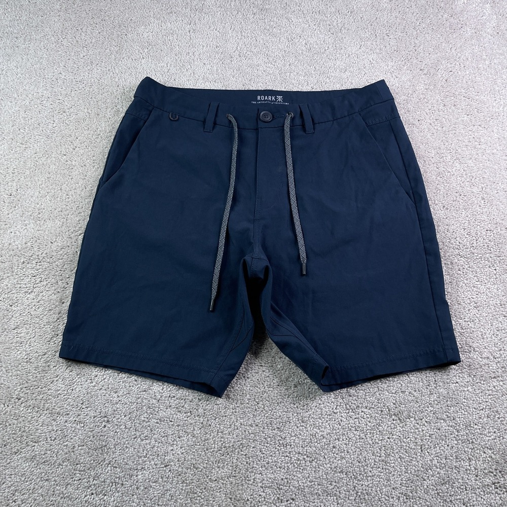 Roark Shorts Mens 31 Blue Explorer 2.0 Performance Hybrid Adventure Gorpcore